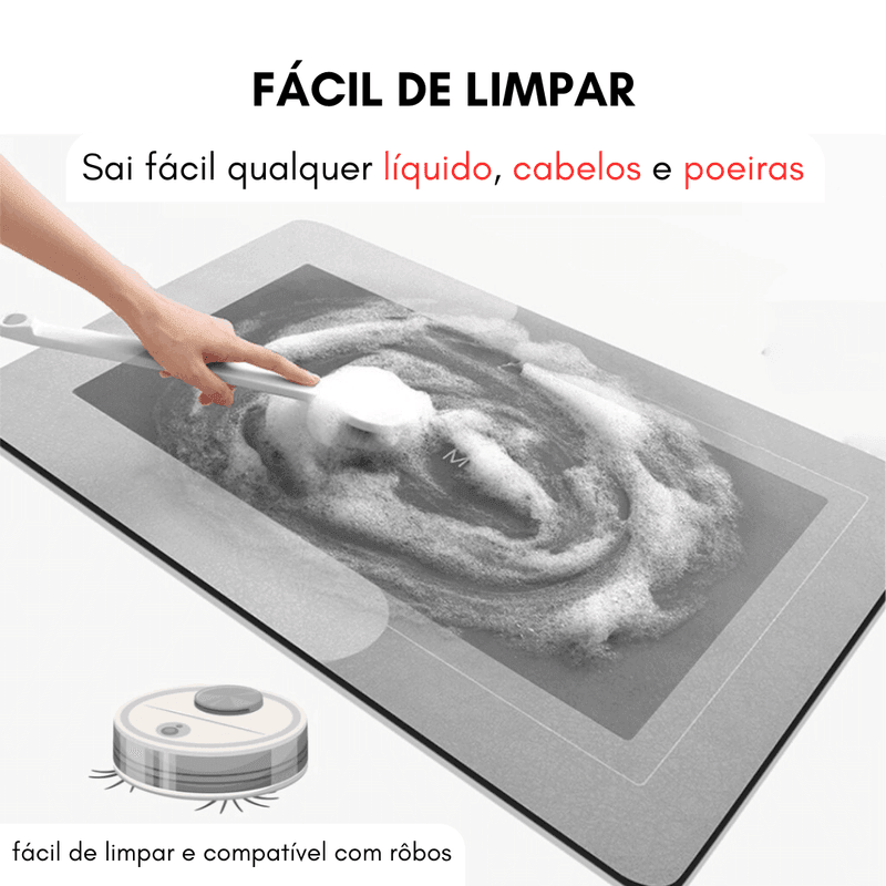 Tapete Antiderrapante e Absorvente Premium - Lojas Terrabell