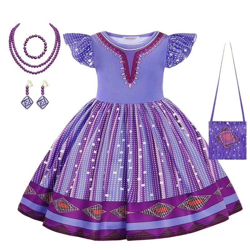 Vestido Princesa Asha Verão - Wish