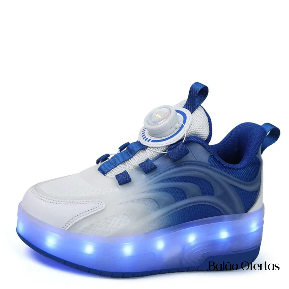 Tênis Infantil Pumello com Rodinhas e Luzes LED - Lojas Terrabell