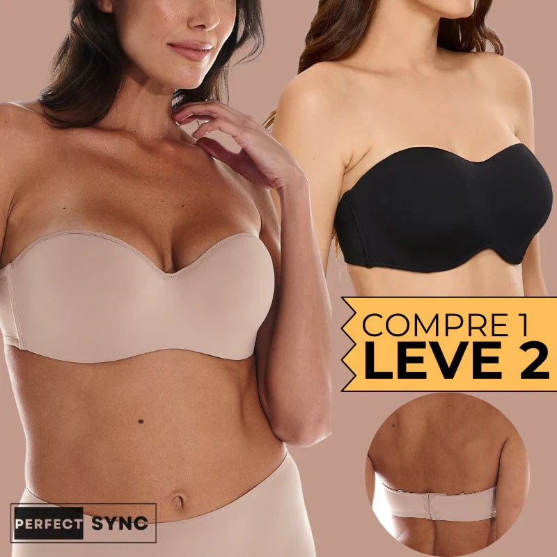 Sutiã Comfort Tomara que Caia - Sustentação Perfeita Sem Alças - [COMPRE 1 LEVE 2] - Lojas Terrabell