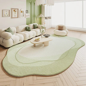 Tapete Sala De Estar Creme Irregular - Lojas Terrabell
