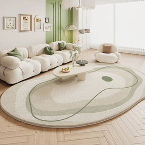 Tapete Sala De Estar Creme Irregular - Lojas Terrabell