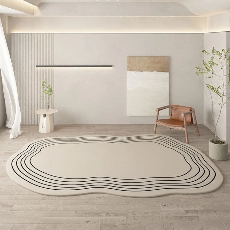 Tapete Para Sala Morada Chique Minimalista - Lojas Terrabell