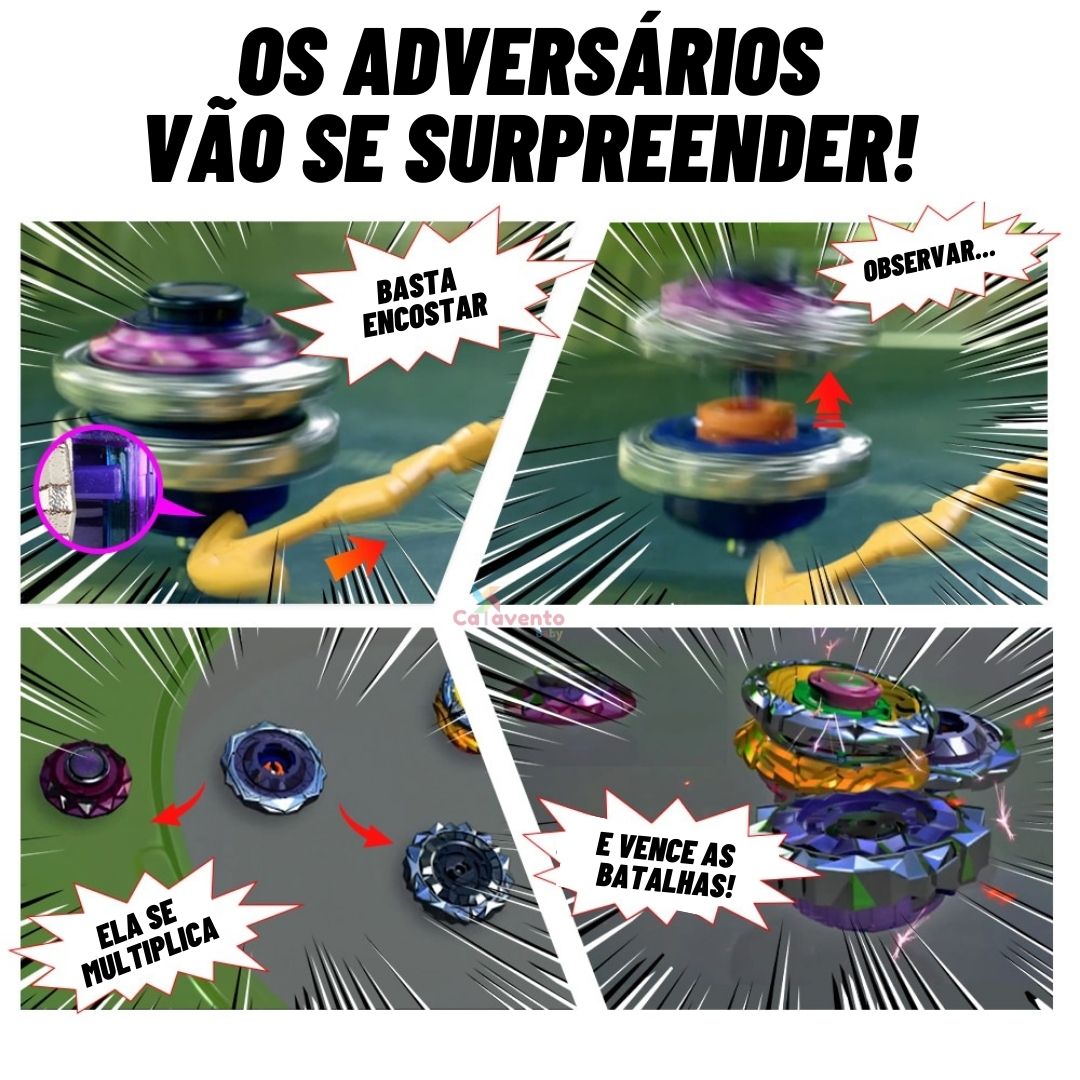 Beyblade Lojas Terrabell - Série 2 em 1 - Se Torne o Maior Campeão!