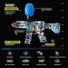 Lançador OrbiGel M4 - Azul - Terrabell ( PROMOÇÃO FINAL DE VERÃO )