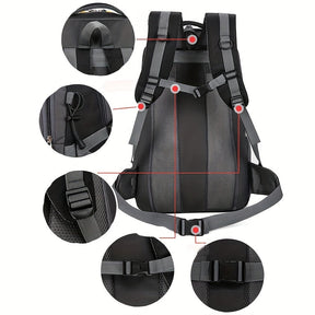 Mochila Tática Esportiva para Montanhismo - 60L e Impermeável