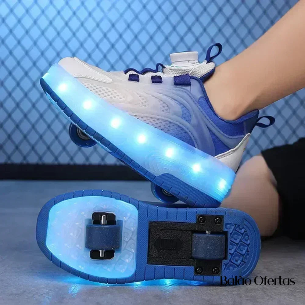Tênis Infantil Pumello com Rodinhas e Luzes LED - Lojas Terrabell