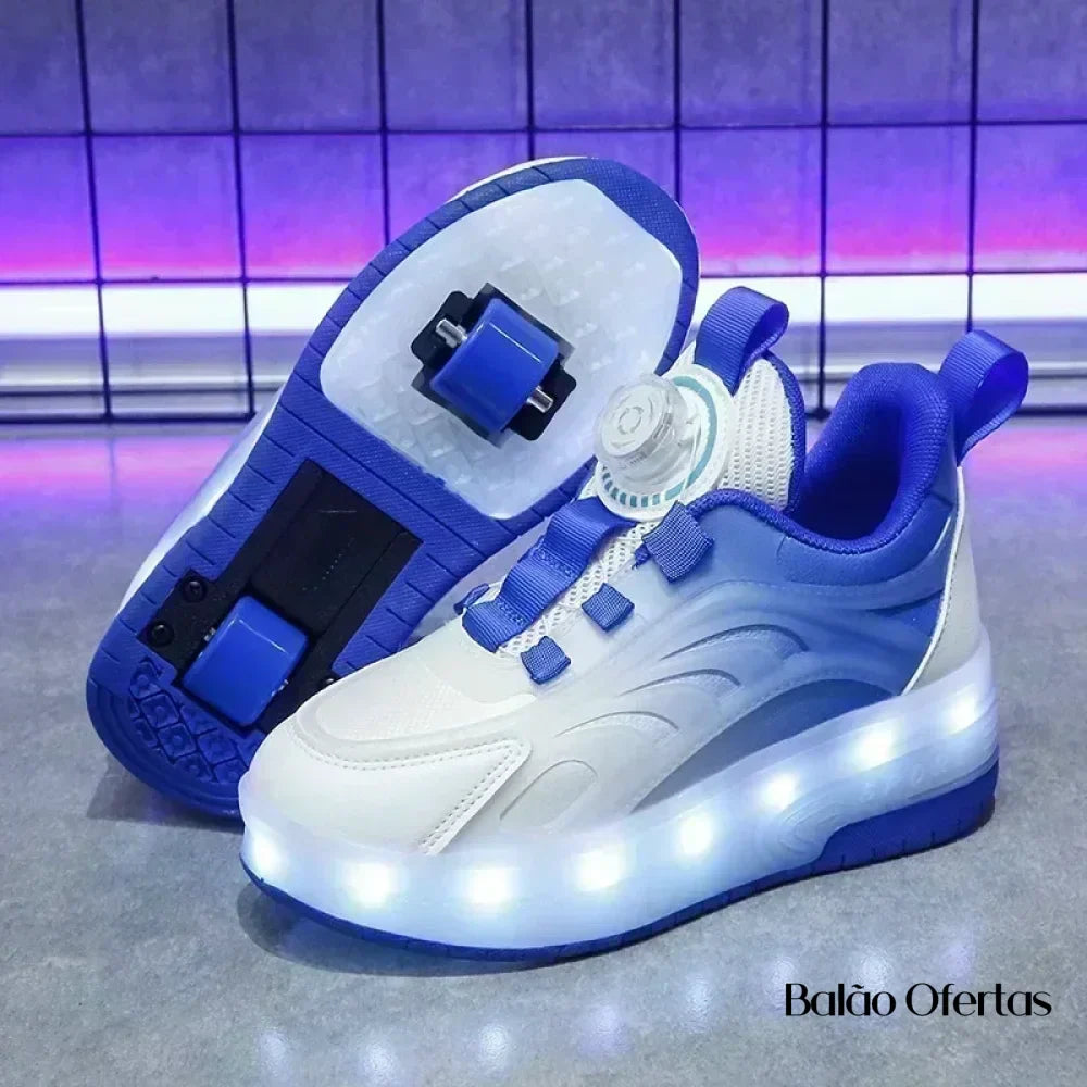 Tênis Infantil Pumello com Rodinhas e Luzes LED - Lojas Terrabell